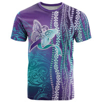 Suicide Prevention Awareness T Shirt Maile Pikake Lokelani Crown Flower Lei Inspired