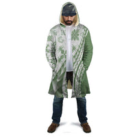 Green Hawaiian Quilt Pattern Cloak Mixed Polynesian Tribal Arty - Polynesian Pride