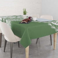 Green Hawaiian Quilt Pattern Tablecloth Mixed Polynesian Tribal Arty LT9 - Polynesian Pride