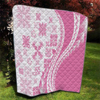 Pink Hawaiian Quilt Pattern Quilt Mixed Polynesian Tribal Arty