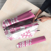 Pink Hawaiian Quilt Pattern Umbrella Mixed Polynesian Tribal Arty - Polynesian Pride