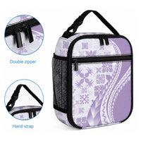 Purple Hawaiian Quilt Pattern Lunch Bag Mixed Polynesian Tribal Arty LT9 - Polynesian Pride