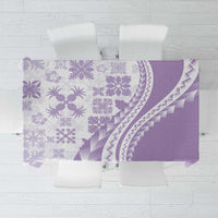 Purple Hawaiian Quilt Pattern Tablecloth Mixed Polynesian Tribal Arty LT9 Purple - Polynesian Pride