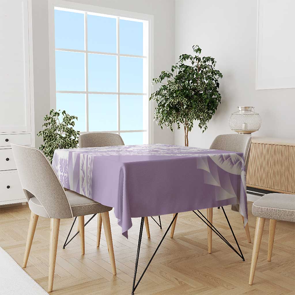 Purple Hawaiian Quilt Pattern Tablecloth Mixed Polynesian Tribal Arty LT9 - Polynesian Pride