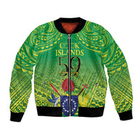 Cook Islands Constitution Day Bomber Jacket Kuki Airani Since 1965