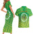 Cook Islands Constitution Day Couples Matching Short Sleeve Bodycon Dress and Hawaiian Shirt Kuki Airani Since 1965