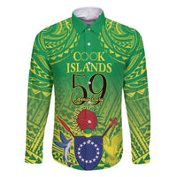Cook Islands Constitution Day Family Matching Short Sleeve Bodycon Dress and Hawaiian Shirt Kuki Airani Since 1965