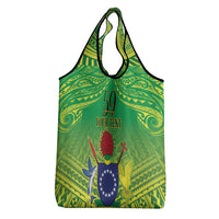 Cook Islands Constitution Day Grocery Bag Kuki Airani Since 1965