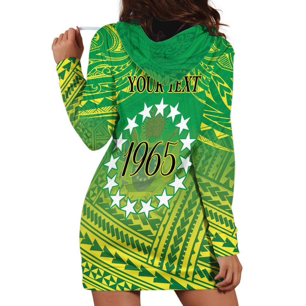 Cook Islands Constitution Day Hoodie Dress Kuki Airani Since 1965