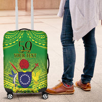 Cook Islands Constitution Day Luggage Cover Kuki Airani Since 1965