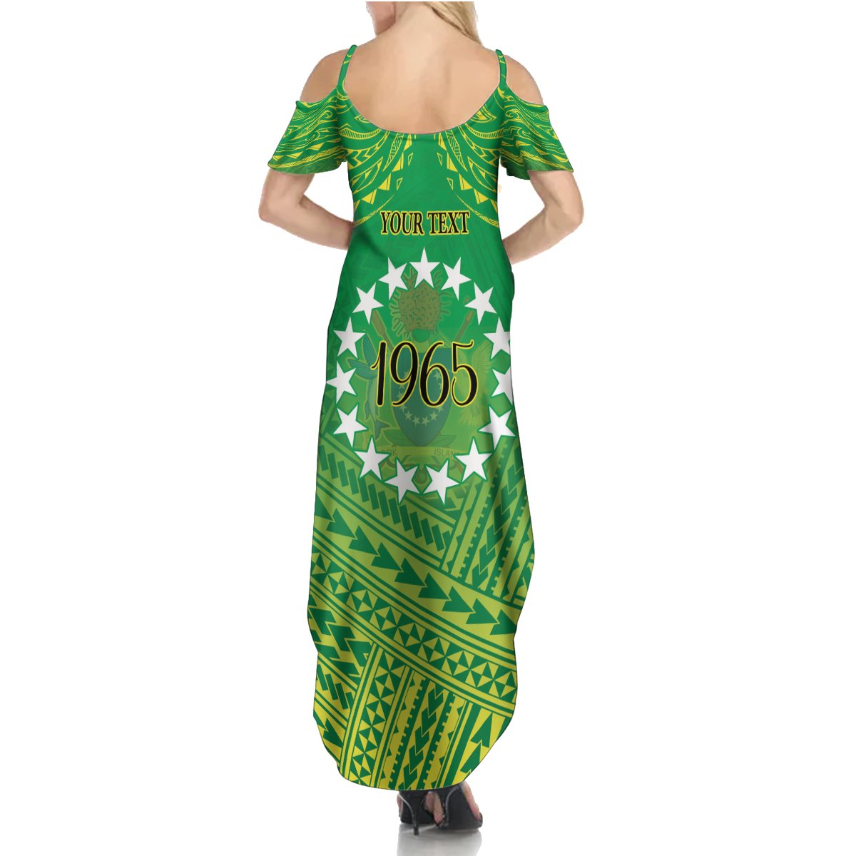 Cook Islands Constitution Day Summer Maxi Dress Kuki Airani Since 1965