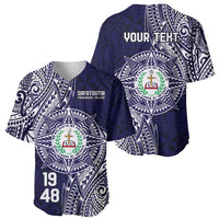 Personalised Tonga Sia'atoutai Theological College Baseball Jersey Since 1948 Special Kupesi Pattern