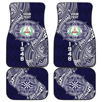 Personalised Tonga Sia'atoutai Theological College Car Mats Since 1948 Special Kupesi Pattern