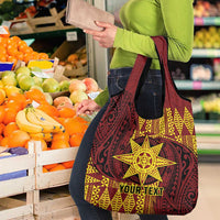 Personalised Tonga Haapai High School Grocery Bag Special Kupesi Pattern
