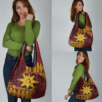 Personalised Tonga Haapai High School Grocery Bag Special Kupesi Pattern