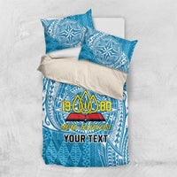 Personalised Tonga Lavengamalie College Bedding Set Since 1980 Special Kupesi Pattern