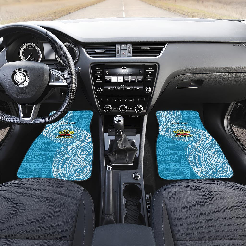 Personalised Tonga Lavengamalie College Car Mats Since 1980 Special Kupesi Pattern