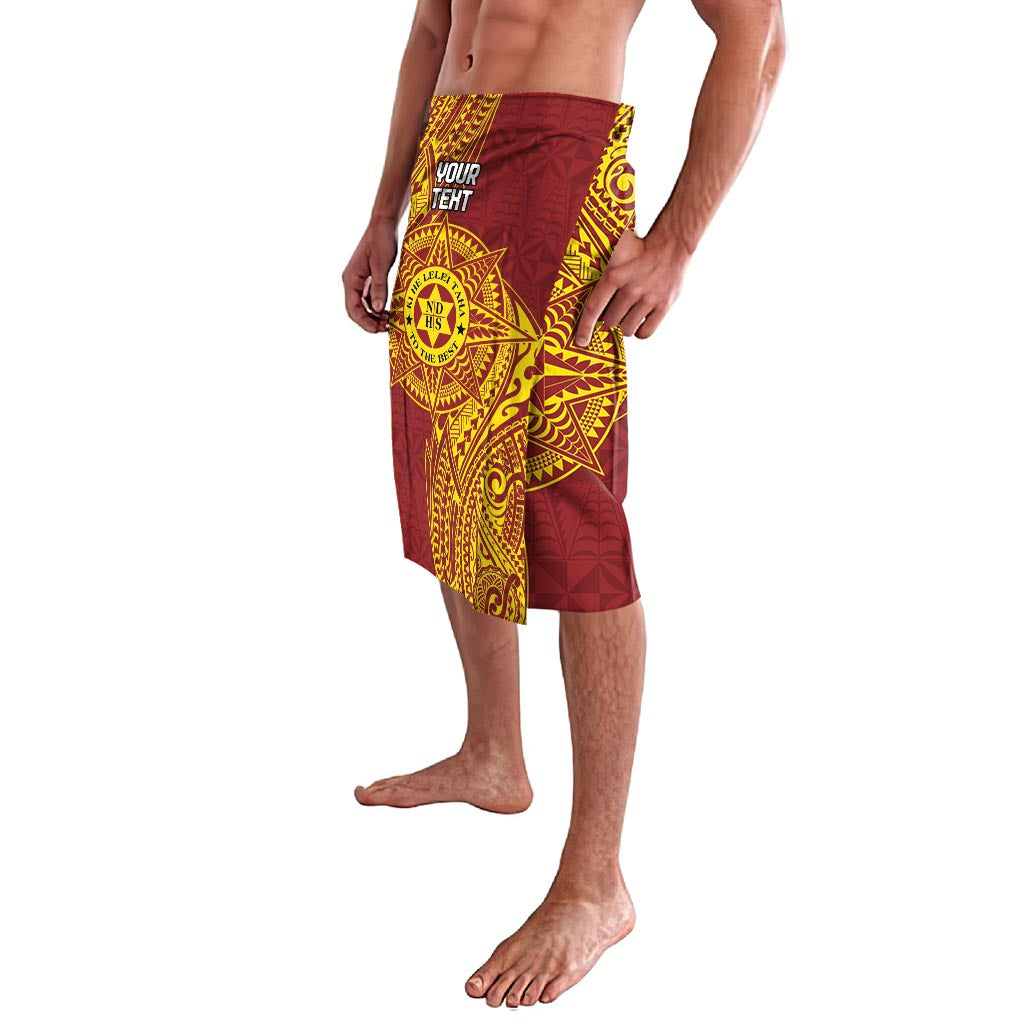 Personalised Tonga Niuatoputapu High School Lavalava Special Kupesi Pattern