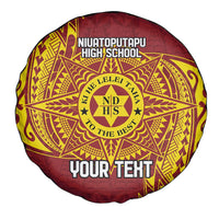 Personalised Tonga Niuatoputapu High School Spare Tire Cover Special Kupesi Pattern
