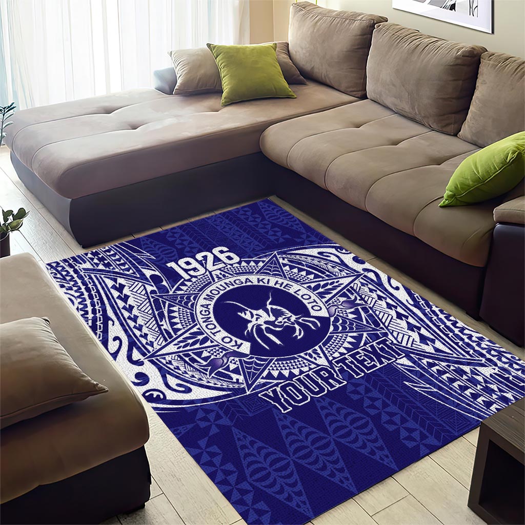 Personalised Tonga Queen Salote College Area Rug Kolisi Fefine 1926 Special Kupesi Pattern LT9 - Polynesian Pride