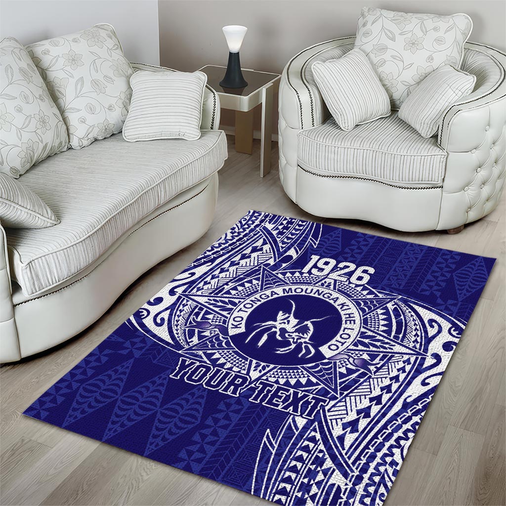 Personalised Tonga Queen Salote College Area Rug Kolisi Fefine 1926 Special Kupesi Pattern LT9 - Polynesian Pride