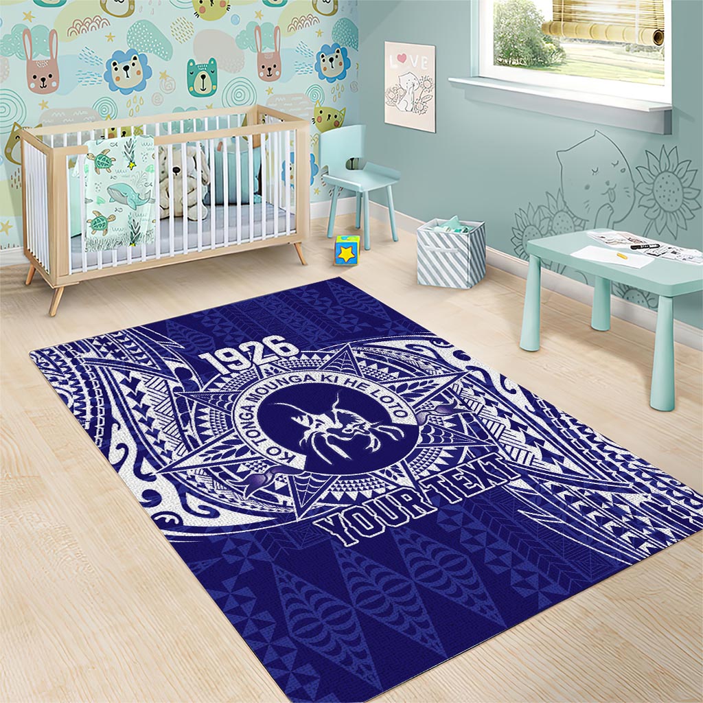 Personalised Tonga Queen Salote College Area Rug Kolisi Fefine 1926 Special Kupesi Pattern LT9 - Polynesian Pride