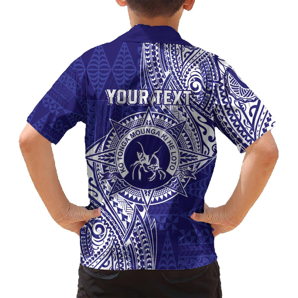 Personalised Tonga Queen Salote College Family Matching Off Shoulder Maxi Dress and Hawaiian Shirt Kolisi Fefine 1926 Special Kupesi Pattern LT9 - Polynesian Pride