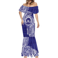 Personalised Tonga Queen Salote College Mermaid Dress Kolisi Fefine 1926 Special Kupesi Pattern LT9 - Polynesian Pride