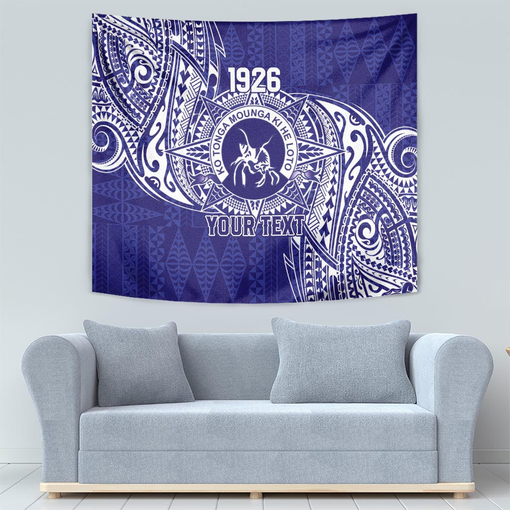 Personalised Tonga Queen Salote College Tapestry Kolisi Fefine 1926 Special Kupesi Pattern
