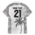 Custom Fiji Rugby Family Matching Off Shoulder Maxi Dress and Hawaiian Shirt History Champions World Cup 7s - White