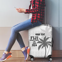 Custom Fiji Rugby Luggage Cover History Champions World Cup 7s - White