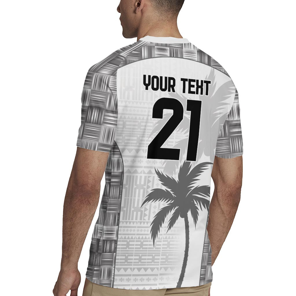 Custom Fiji Rugby Rugby Jersey History Champions World Cup 7s - White