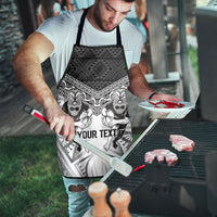 Custom Rugby New Zealand Black Fern Apron Niho Taniwha Inspired