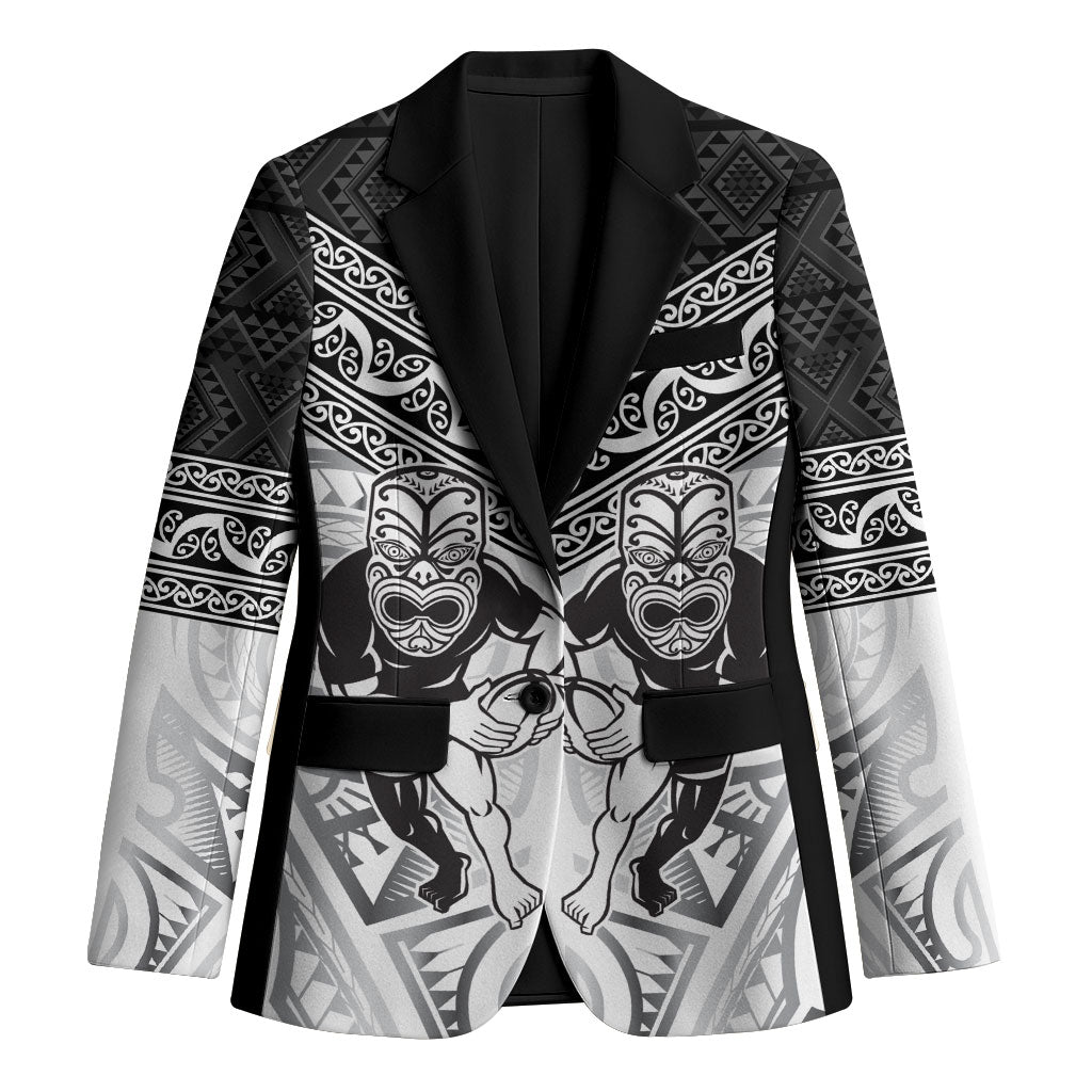 Custom Rugby New Zealand Black Fern Blazer Niho Taniwha Inspired