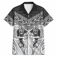 Custom Rugby New Zealand Black Fern Hawaiian Shirt Niho Taniwha Inspired