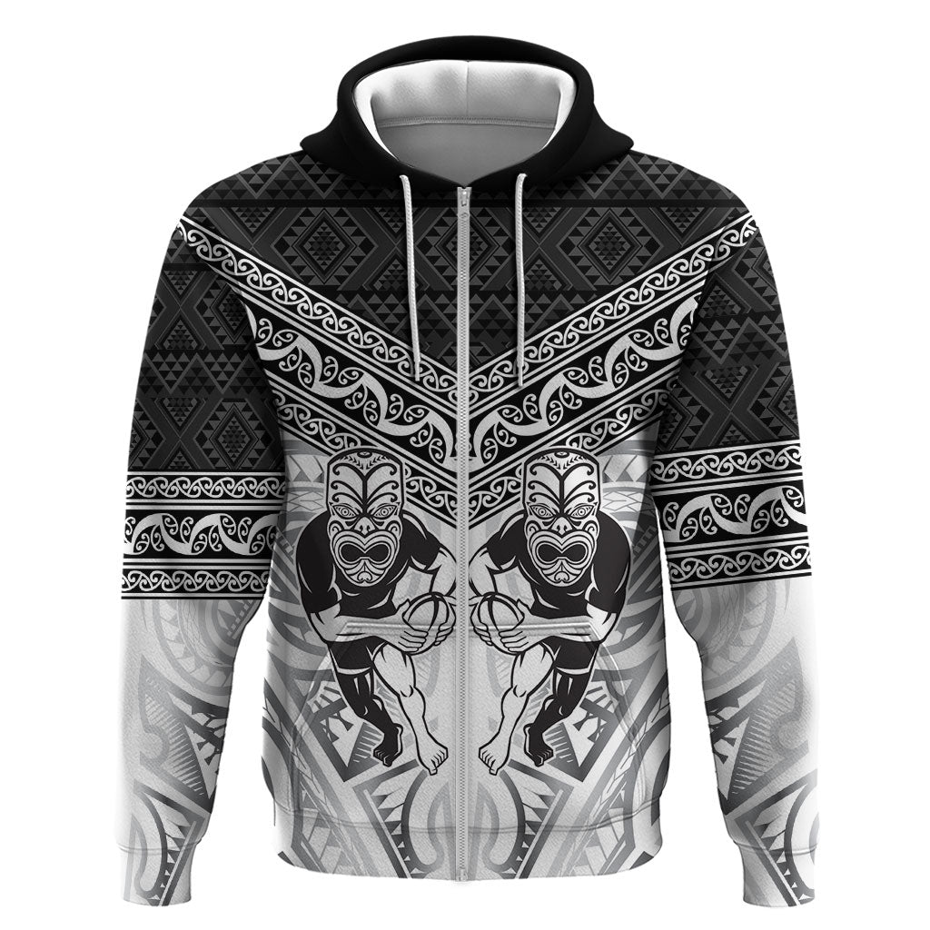 Custom Rugby New Zealand Black Fern Hoodie Niho Taniwha Inspired