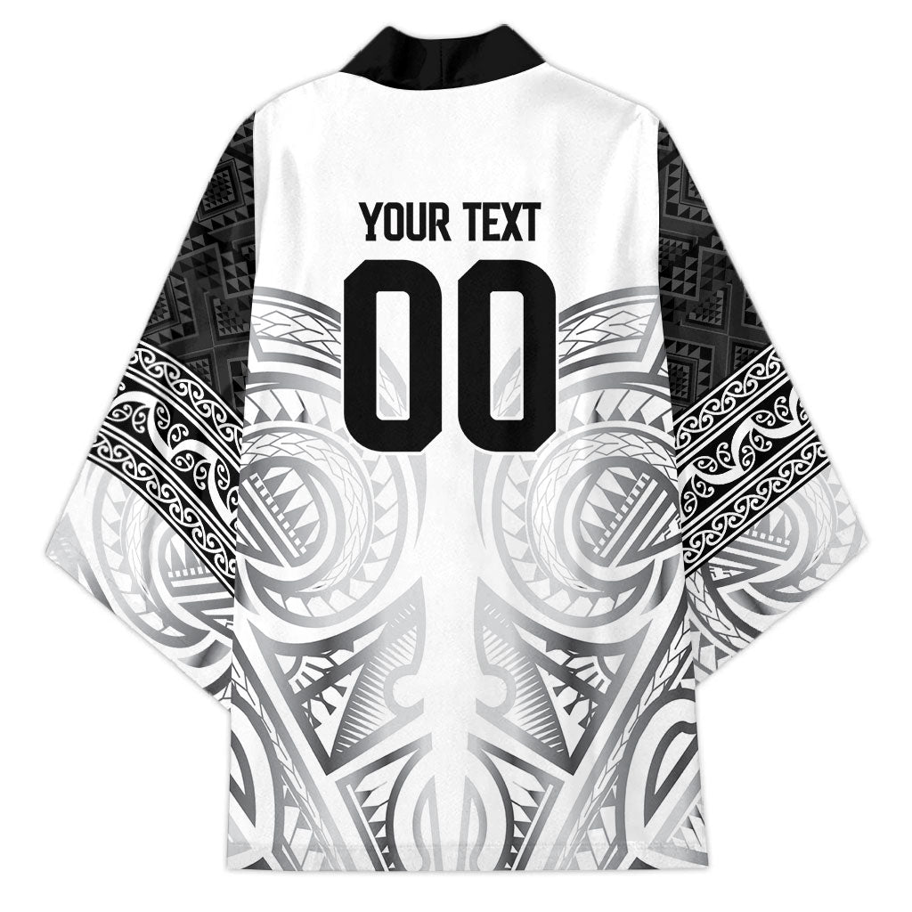 Custom Rugby New Zealand Black Fern Kimono Niho Taniwha Inspired