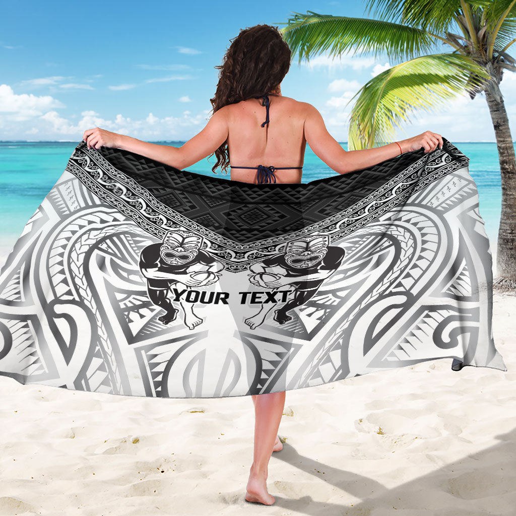 Custom Rugby New Zealand Black Fern Sarong Niho Taniwha Inspired