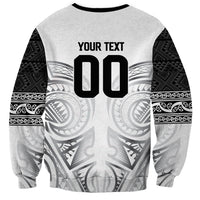 Custom Rugby New Zealand Black Fern Sweatshirt Niho Taniwha Inspired