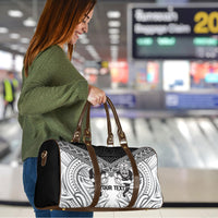 Custom Rugby New Zealand Black Fern Travel Bag Niho Taniwha Inspired