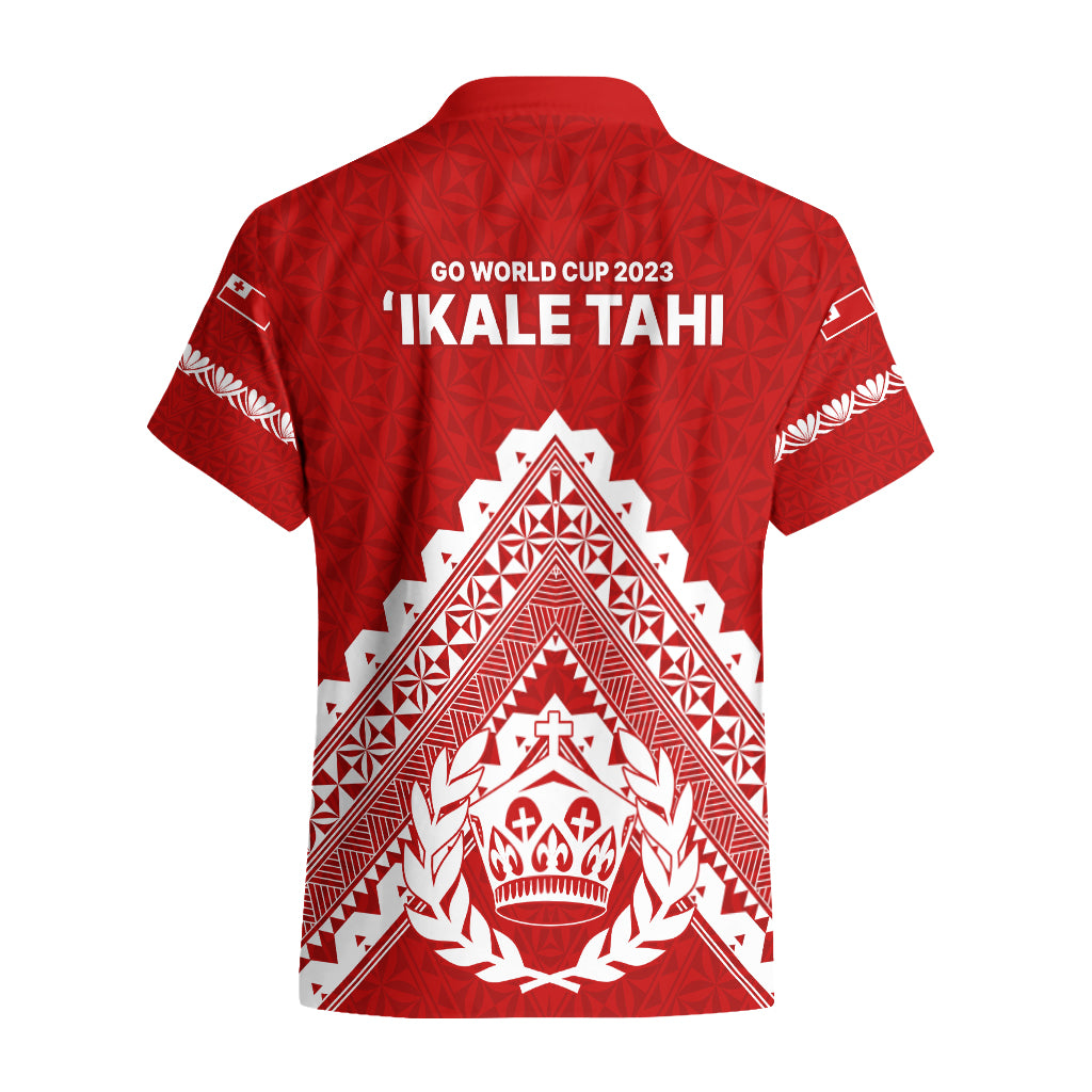 Tonga Rugby Hawaiian Shirt Proud Tongan Ngatu Kupesi World Cup 2023 No1 LT9 - Polynesian Pride