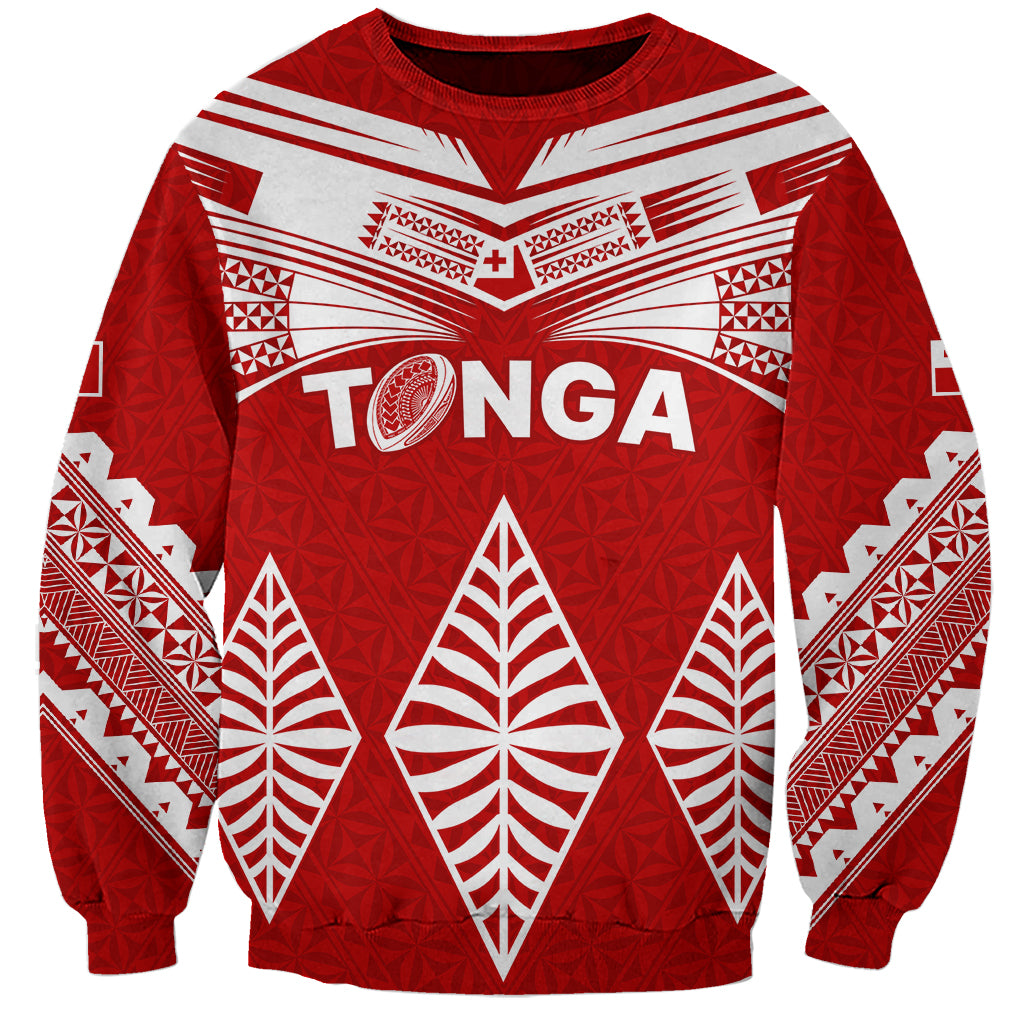 Tonga Rugby Sweatshirt Proud Tongan Ngatu Kupesi World Cup 2023 No1 LT9 Unisex White - Polynesian Pride
