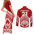 Custom Tonga Rugby Couples Matching Short Sleeve Bodycon Dress and Long Sleeve Button Shirts Proud Tongan Ngatu Kupesi World Cup 2023 No1 LT9 - Polynesian Pride