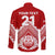 Custom Tonga Rugby Long Sleeve Button Shirt Proud Tongan Ngatu Kupesi World Cup 2023 No1 LT9 - Polynesian Pride