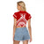 Custom Tonga Rugby Raglan Cropped T Shirt Proud Tongan Ngatu Kupesi World Cup 2023 No1 LT9 - Polynesian Pride
