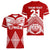 Custom Tonga Rugby Women V Neck T Shirt Proud Tongan Ngatu Kupesi World Cup 2023 No1 LT9 - Polynesian Pride