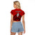 Tonga Rugby Raglan Cropped T Shirt Proud Tongan Ngatu Kupesi World Cup 2023 No2 LT9 - Polynesian Pride