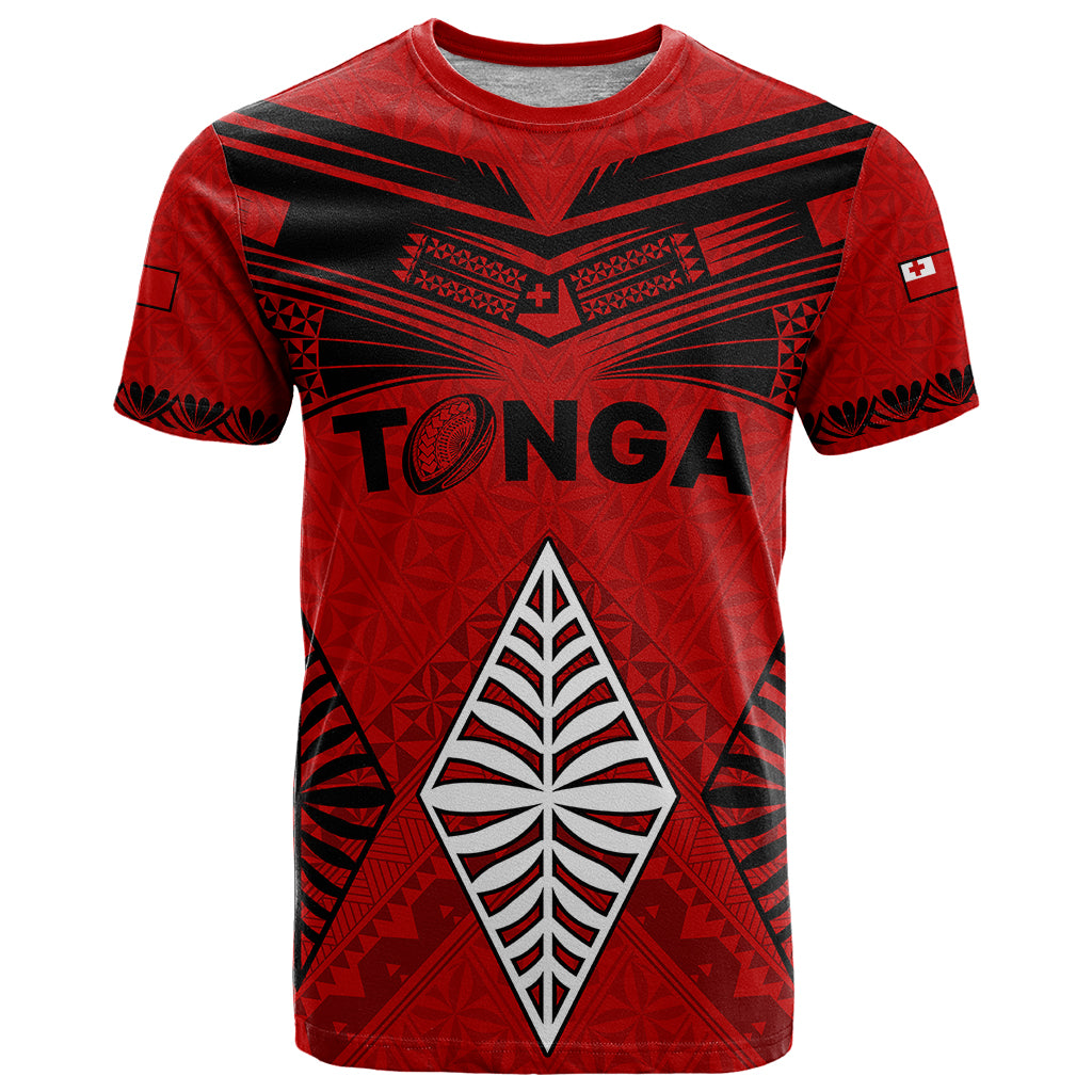 Tonga Rugby T Shirt Proud Tongan Ngatu Kupesi World Cup 2023 No2 LT9 Black - Polynesian Pride