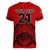 Custom Tonga Rugby Women V Neck T Shirt Proud Tongan Ngatu Kupesi World Cup 2023 No2 LT9 - Polynesian Pride