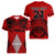 Custom Tonga Rugby Women V Neck T Shirt Proud Tongan Ngatu Kupesi World Cup 2023 No2 LT9 - Polynesian Pride
